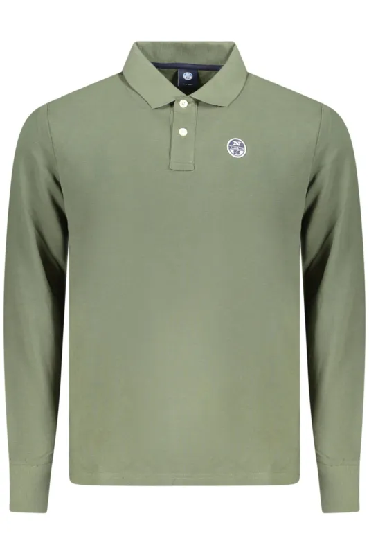 NORTH SAILS MEN S LONG-SLEEVED POLO SHIRT, GREEN sold by Siebentaschen