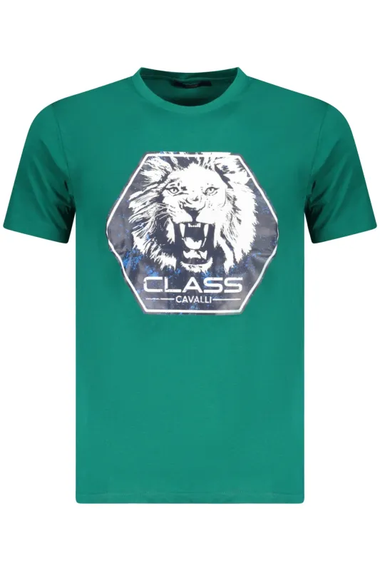 CAVALLI CLASS SHORT SLEEVE T-SHIRT MEN GREEN sold by Siebentaschen