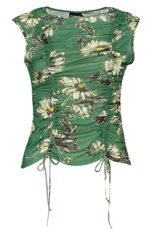 DESIGUAL GREEN WOMEN S TANK TOP sold by Siebentaschen