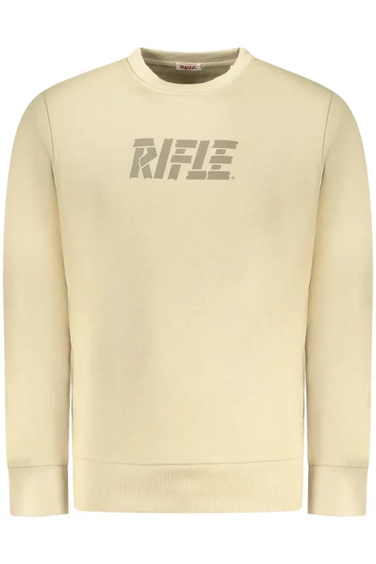 RIFLE MEN S ZIP-UP SWEATSHIRT BEIGE sold by Siebentaschen