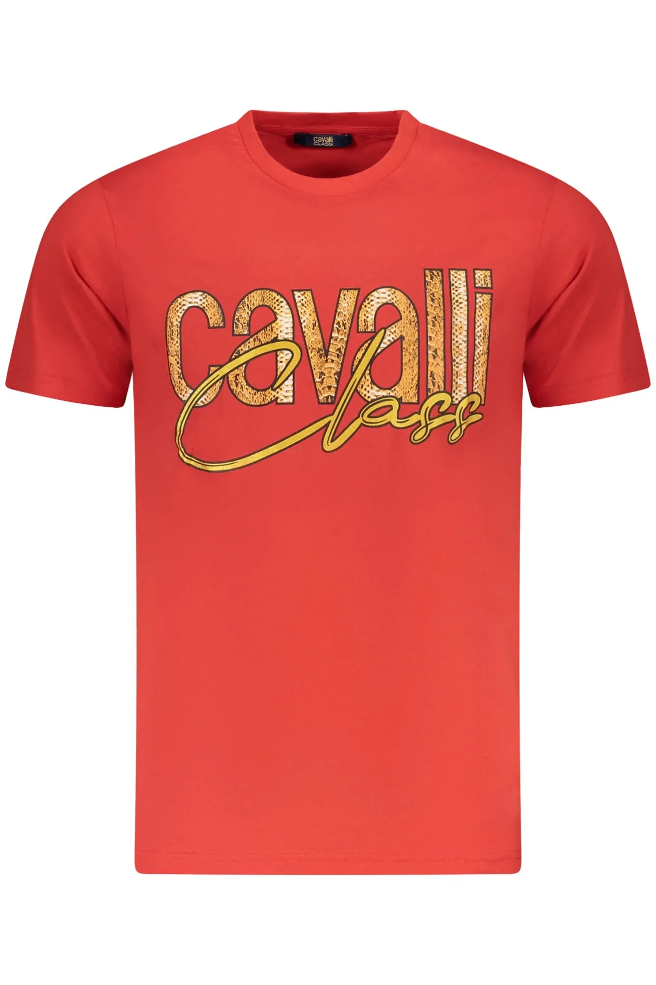 CAVALLI CLASS SHORT SLEEVE T-SHIRT MEN RED sold by Siebentaschen