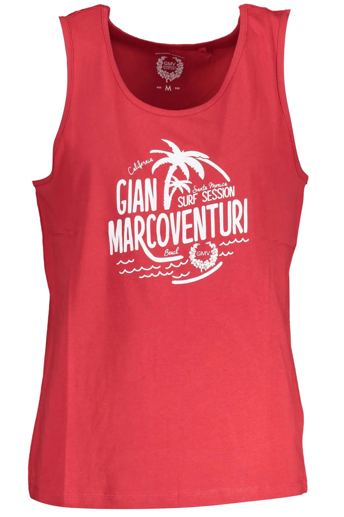 GIAN MARCO VENTURI MEN S RED TANK TOP sold by Siebentaschen