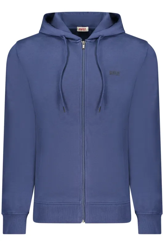 RIFLE MEN S BLUE ZIP-UP SWEATSHIRT sold by Siebentaschen