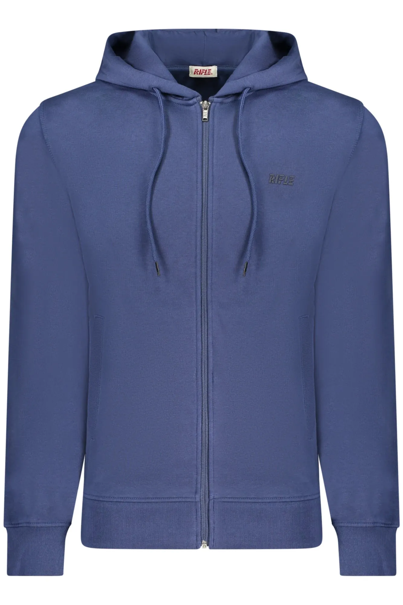 RIFLE MEN S BLUE ZIP-UP SWEATSHIRT sold by Siebentaschen