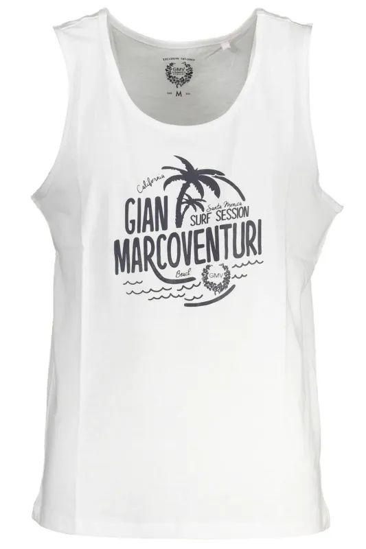 GIAN MARCO VENTURI MEN S WHITE TANK TOP sold by Siebentaschen