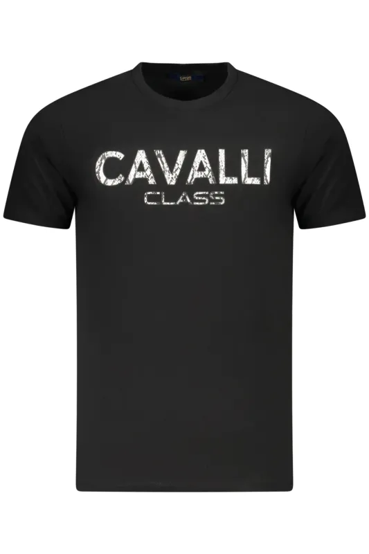 CAVALLI CLASS SHORT SLEEVE T-SHIRT MEN BLACK sold by Siebentaschen
