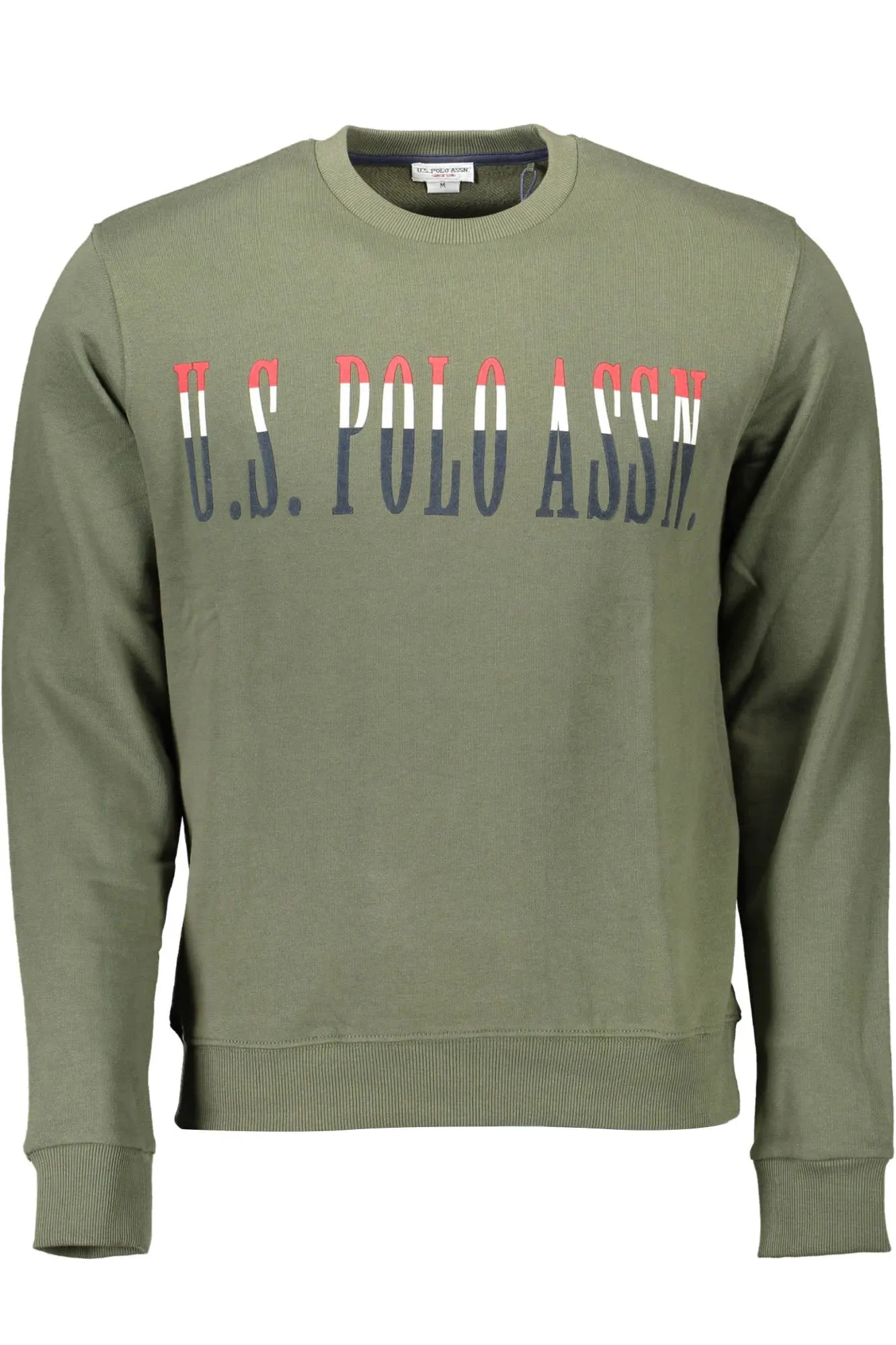 US POLO SWEATSHIRT WITHOUT ZIP MEN GREEN sold by Siebentaschen