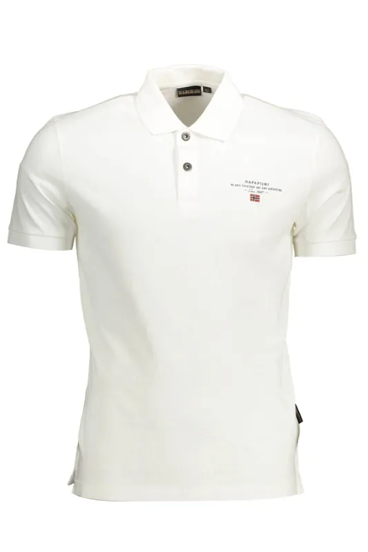 NAPAPIJRI POLO SHORT SLEEVES MEN WHITE sold by Siebentaschen