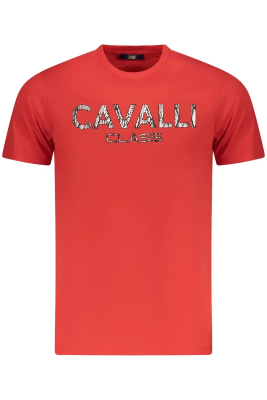 CAVALLI CLASS SHORT SLEEVE T-SHIRT MEN RED sold by Siebentaschen