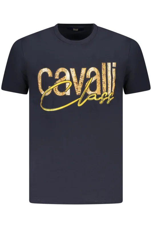 CAVALLI CLASS SHORT SLEEVE T-SHIRT MEN BLUE sold by Siebentaschen