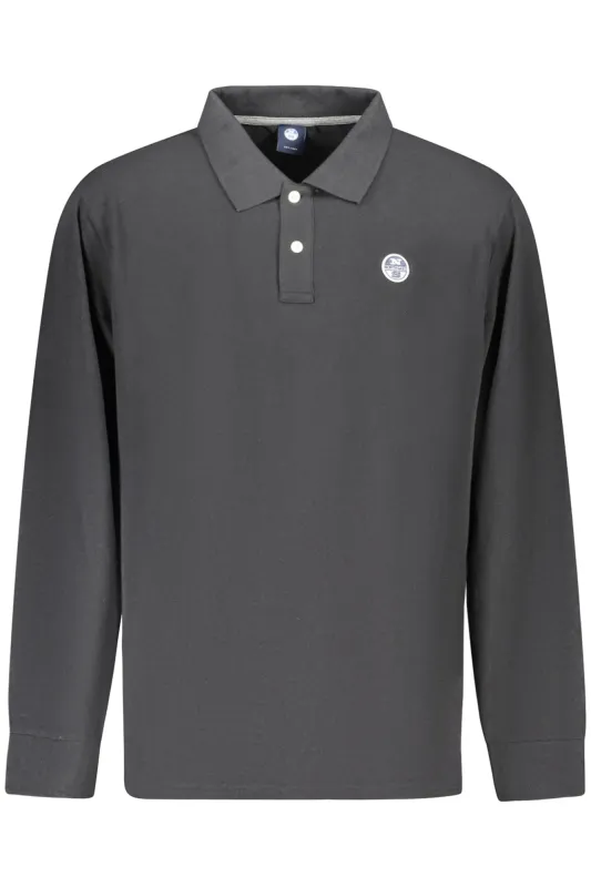 NORTH SAILS MEN S LONG-SLEEVED POLO SHIRT, BLACK sold by Siebentaschen
