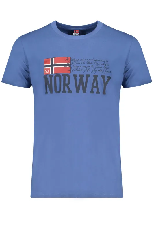 NORWAY 1963 MEN S SHORT SLEEVE T-SHIRT BLUE sold by Siebentaschen