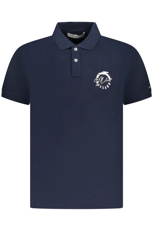 TRUSSARDI POLO SHORT SLEEVES MEN BLUE sold by Siebentaschen