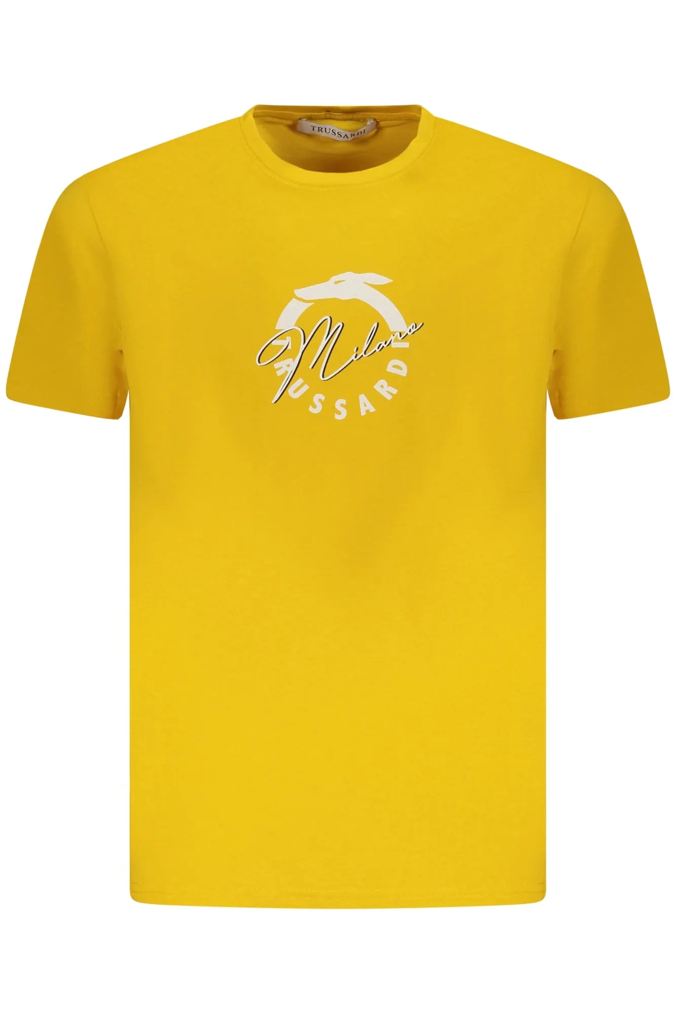 TRUSSARDI SHORT SLEEVE T-SHIRT MEN YELLOW sold by Siebentaschen