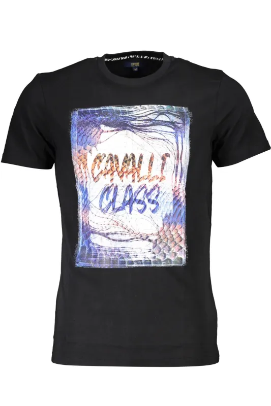 CAVALLI CLASS SHORT SLEEVE T-SHIRT MEN BLACK sold by Siebentaschen