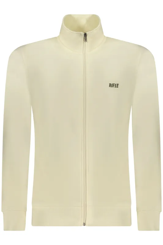 RIFLE MEN S ZIP-UP SWEATSHIRT WHITE sold by Siebentaschen