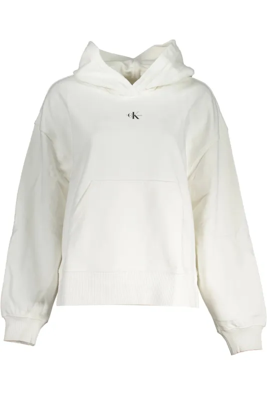 CALVIN KLEIN SWEATSHIRT WITHOUT ZIP WOMEN WHITE sold by Siebentaschen