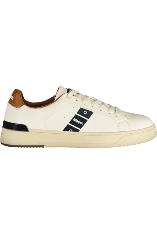 BLAUER SPORTS SHOES MEN WHITE sold by Siebentaschen