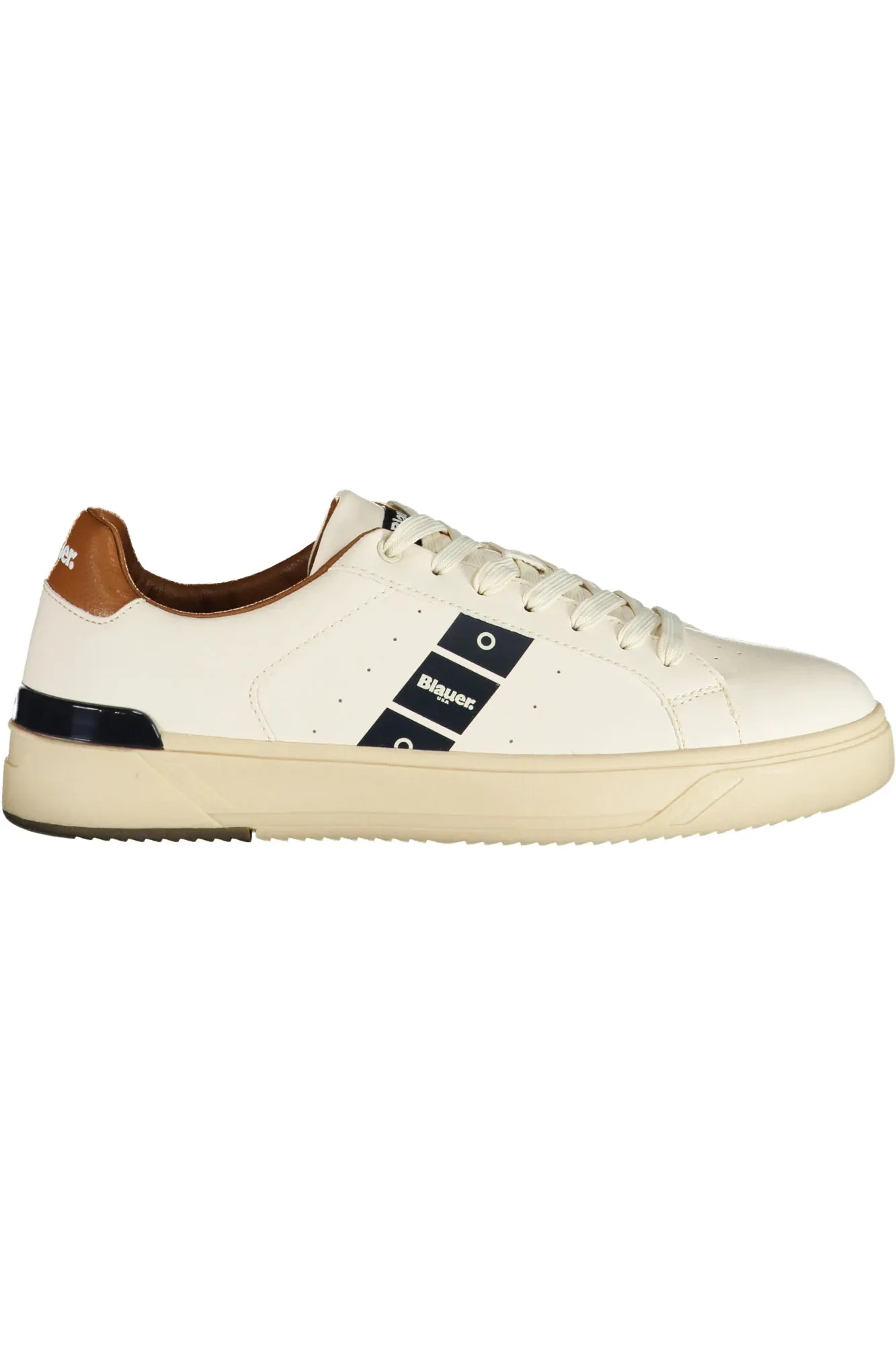 BLAUER SPORTS SHOES MEN WHITE sold by Siebentaschen