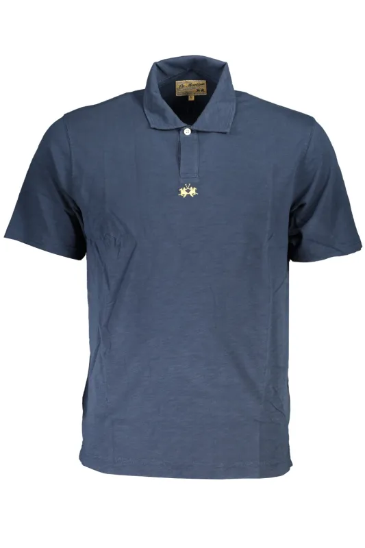 LA MARTINA MEN S SHORT SLEEVED POLO SHIRT BLUE sold by Siebentaschen