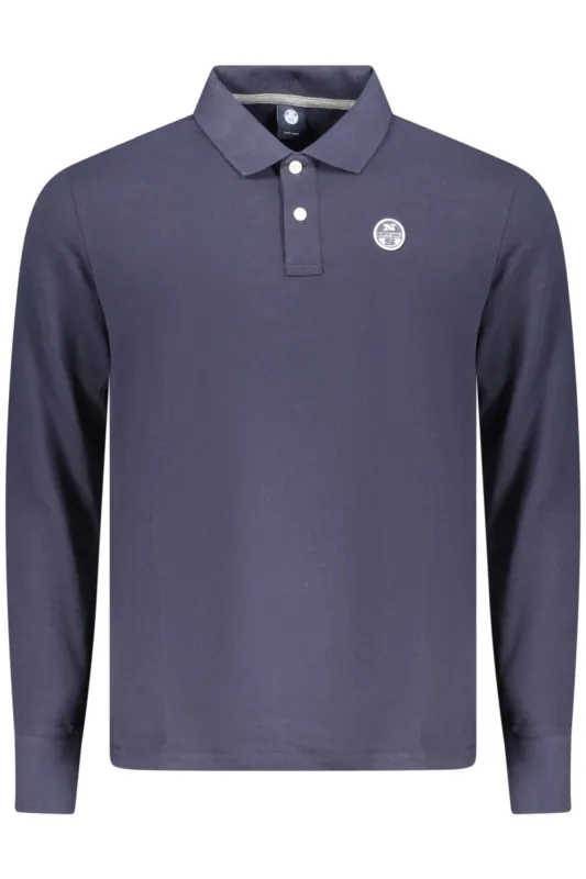 NORTH SAILS MEN S LONG-SLEEVED POLO SHIRT, BLUE sold by Siebentaschen