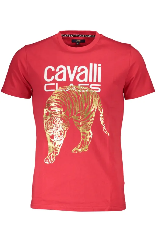 CAVALLI CLASS SHORT SLEEVE T-SHIRT MEN RED sold by Siebentaschen