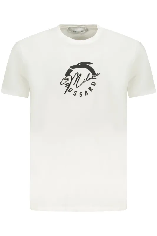 TRUSSARDI SHORT SLEEVE T-SHIRT MEN WHITE sold by Siebentaschen
