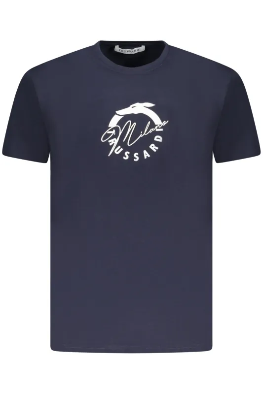 TRUSSARDI MEN S SHORT SLEEVE T-SHIRT BLUE sold by Siebentaschen