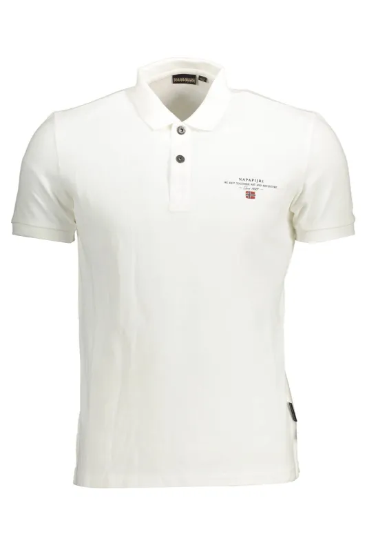 NAPAPIJRI POLO SHORT SLEEVES MEN WHITE sold by Siebentaschen