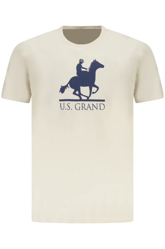 US GRAND MEN S SHORT-SLEEVE T-SHIRT BEIGE sold by Siebentaschen