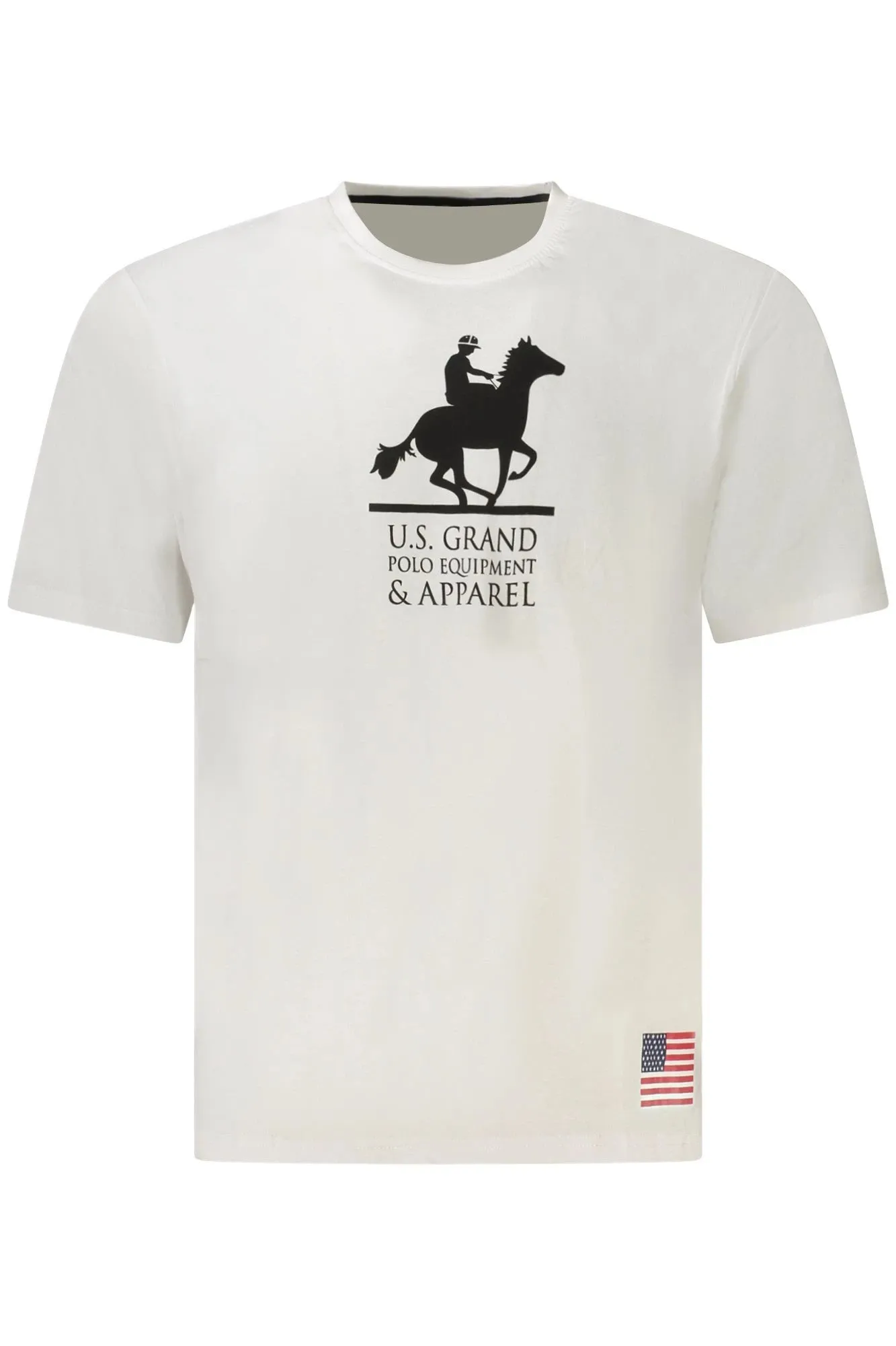 US GRAND MEN S SHORT-SLEEVE T-SHIRT WHITE sold by Siebentaschen