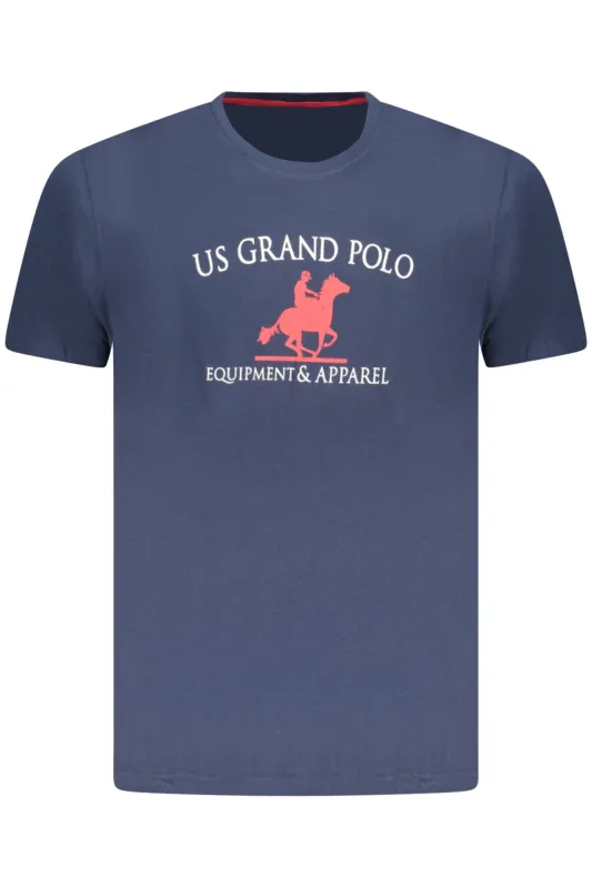US GRAND MEN S SHORT-SLEEVE T-SHIRT BLUE sold by Siebentaschen