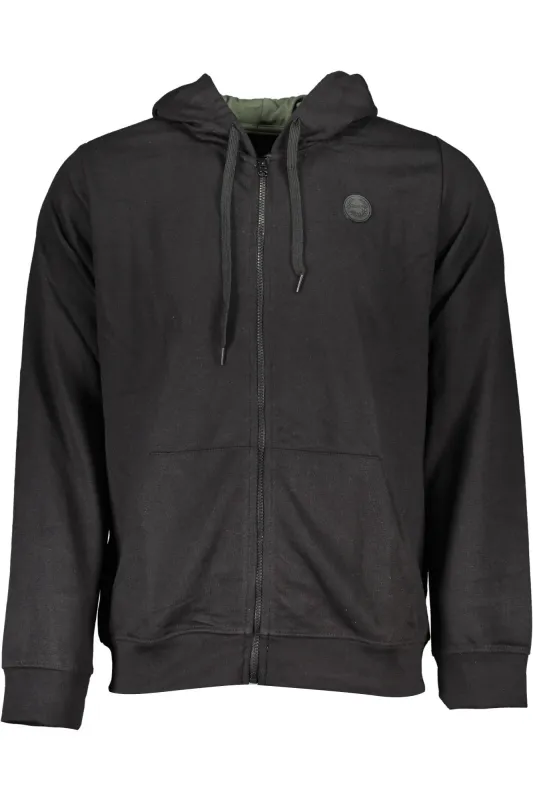 GIAN MARCO VENTURI MEN S BLACK ZIP-UP SWEATSHIRT sold by Siebentaschen