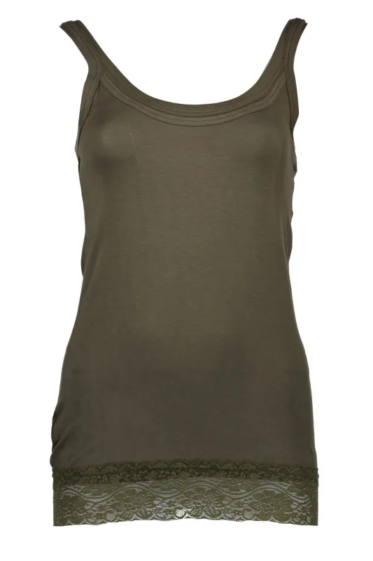 SILVIAN HEACH GREEN WOMAN TANK made by Siebentaschen