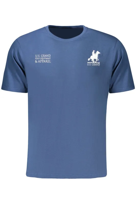 US GRAND MEN S SHORT-SLEEVE T-SHIRT BLUE sold by Siebentaschen