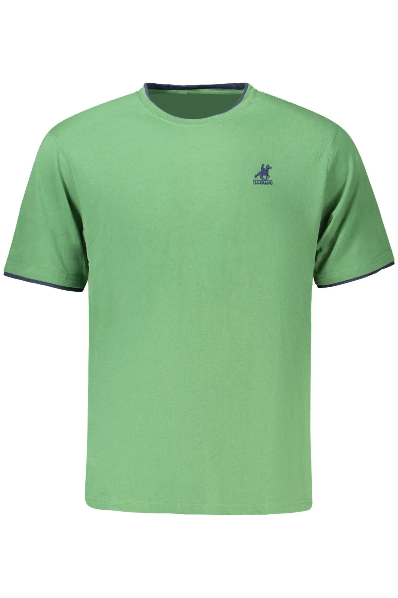 US GRAND MEN S SHORT-SLEEVED GREEN T-SHIRT sold by Siebentaschen