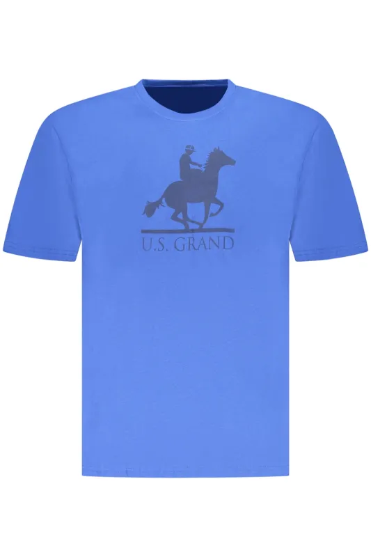US GRAND MEN S SHORT-SLEEVE T-SHIRT BLUE sold by Siebentaschen
