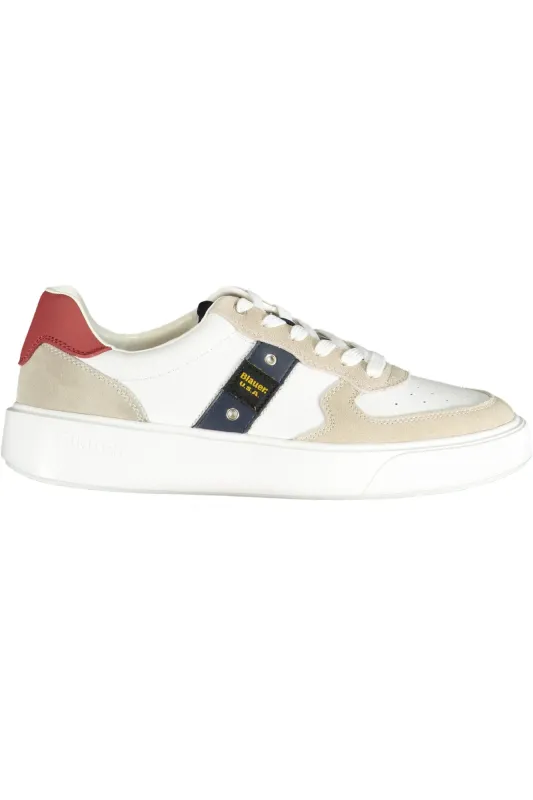 BLAUER SPORTS SHOES MEN WHITE sold by Siebentaschen