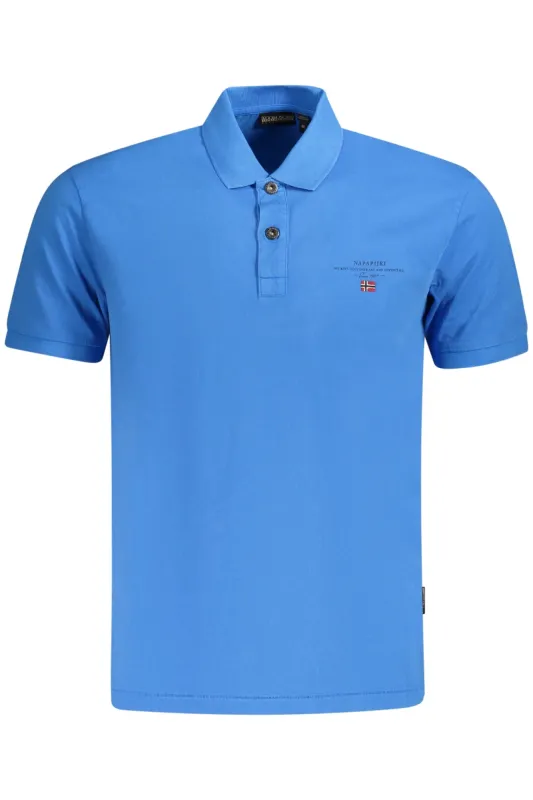 NAPAPIJRI POLO SHORT SLEEVES MEN BLUE sold by Siebentaschen