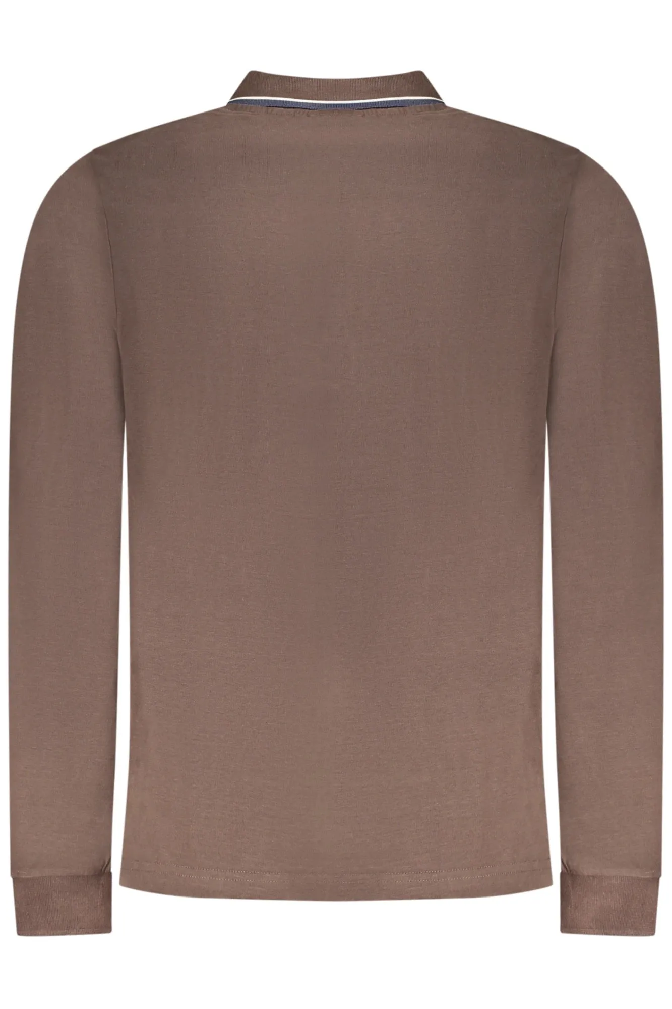 NORWAY 1963 MEN S LONG-SLEEVE POLO SHIRT, BROWN sold by Siebentaschen product image thumbnail 2