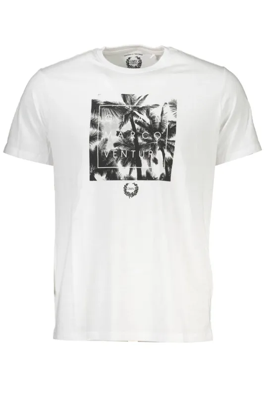 GIAN MARCO VENTURI MEN S SHORT SLEEVE T-SHIRT WHITE made by Siebentaschen