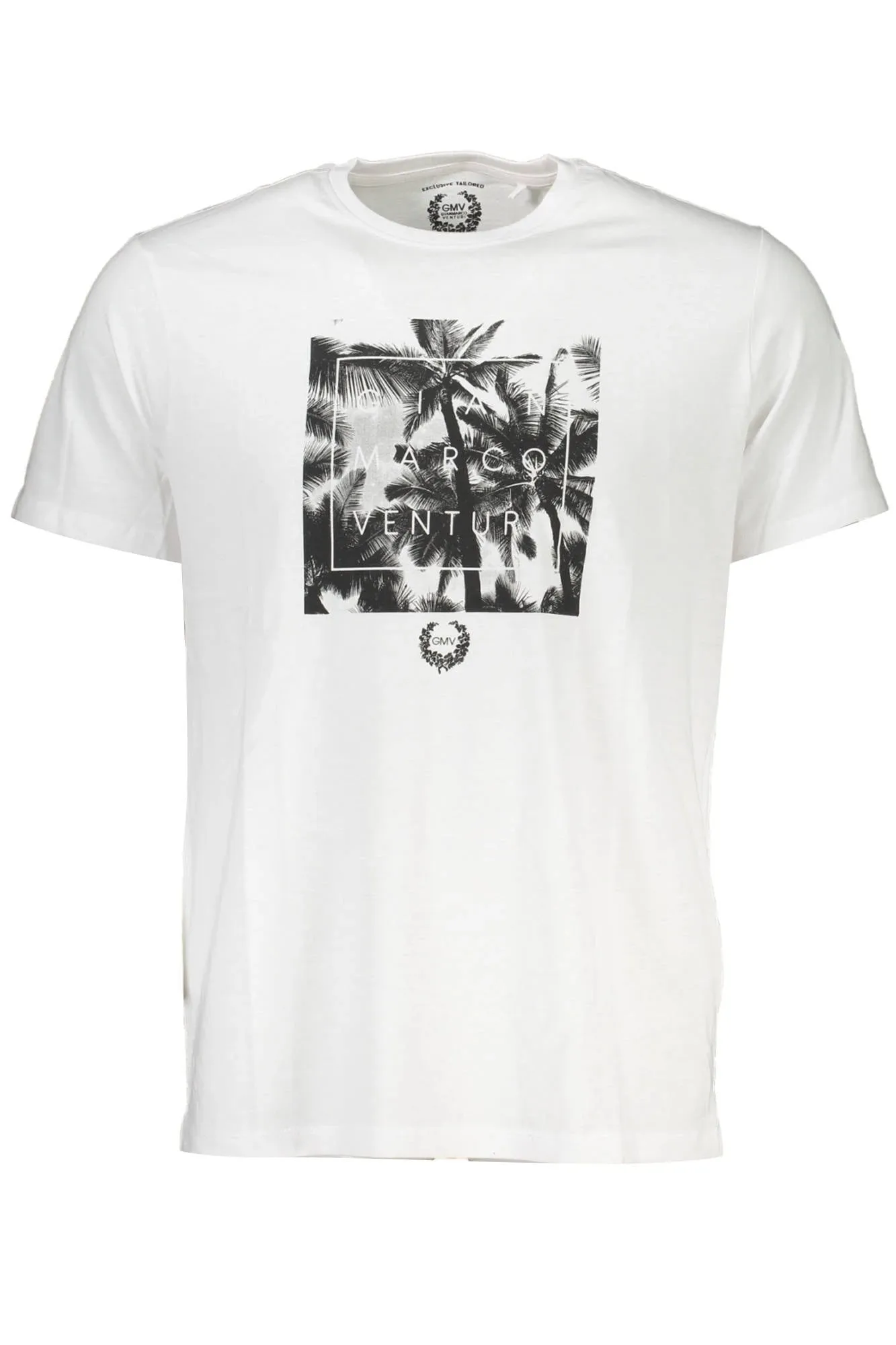GIAN MARCO VENTURI MEN S SHORT SLEEVE T-SHIRT WHITE sold by Siebentaschen