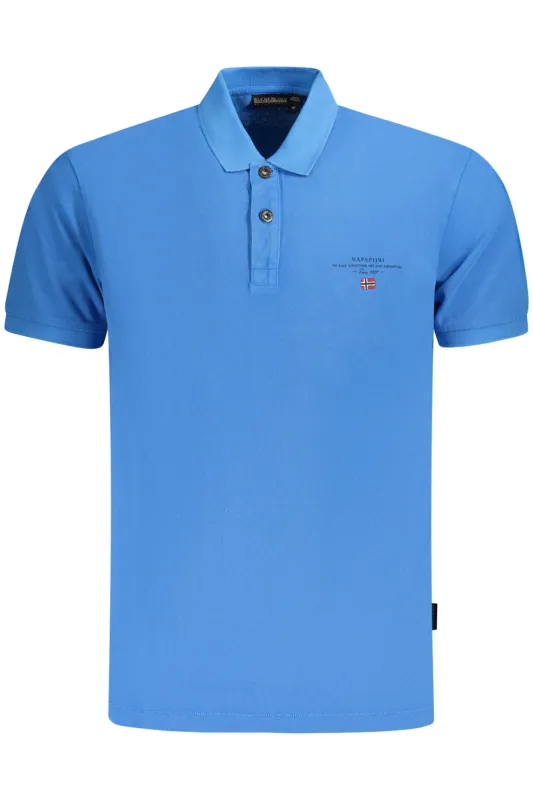 NAPAPIJRI POLO SHORT SLEEVES MEN BLUE sold by Siebentaschen