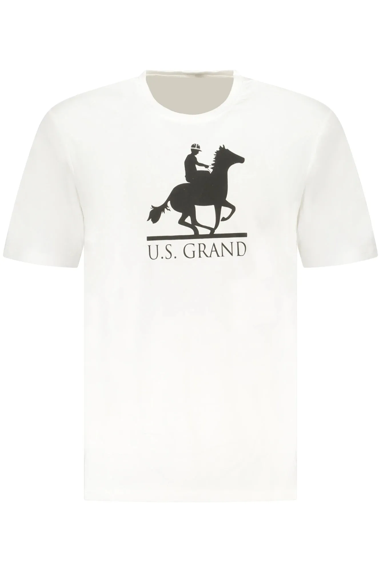 US GRAND MEN S SHORT-SLEEVE T-SHIRT WHITE sold by Siebentaschen