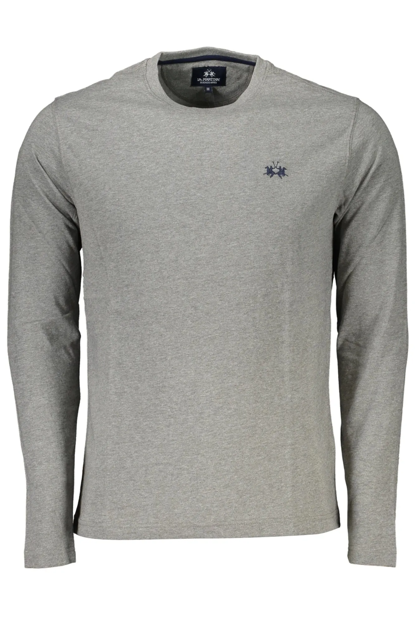 LA MARTINA MEN S LONG SLEEVE T-SHIRT GRAY sold by Siebentaschen
