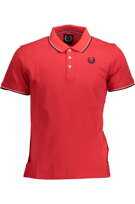 GIAN MARCO VENTURI SHORT SLEEVE POLO SHIRT MAN RED sold by Siebentaschen