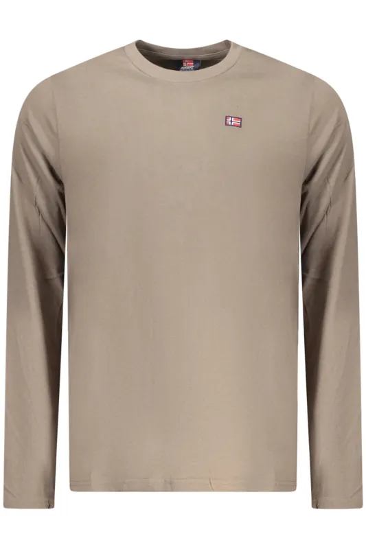 NORWAY 1963 MEN S LONG-SLEEVE T-SHIRT BROWN sold by Siebentaschen