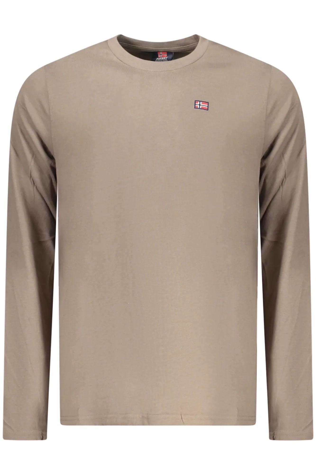 NORWAY 1963 MEN S LONG-SLEEVE T-SHIRT BROWN sold by Siebentaschen