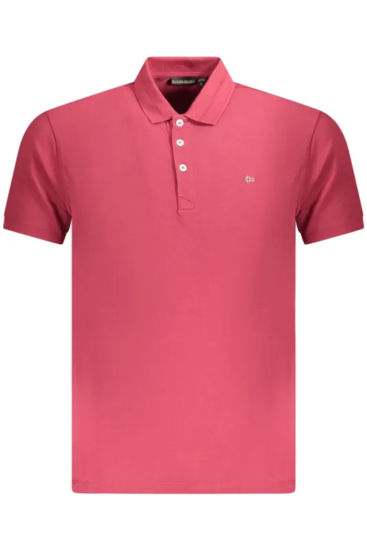 NAPAPIJRI MEN S SHORT SLEEVE POLO SHIRT RED sold by Siebentaschen