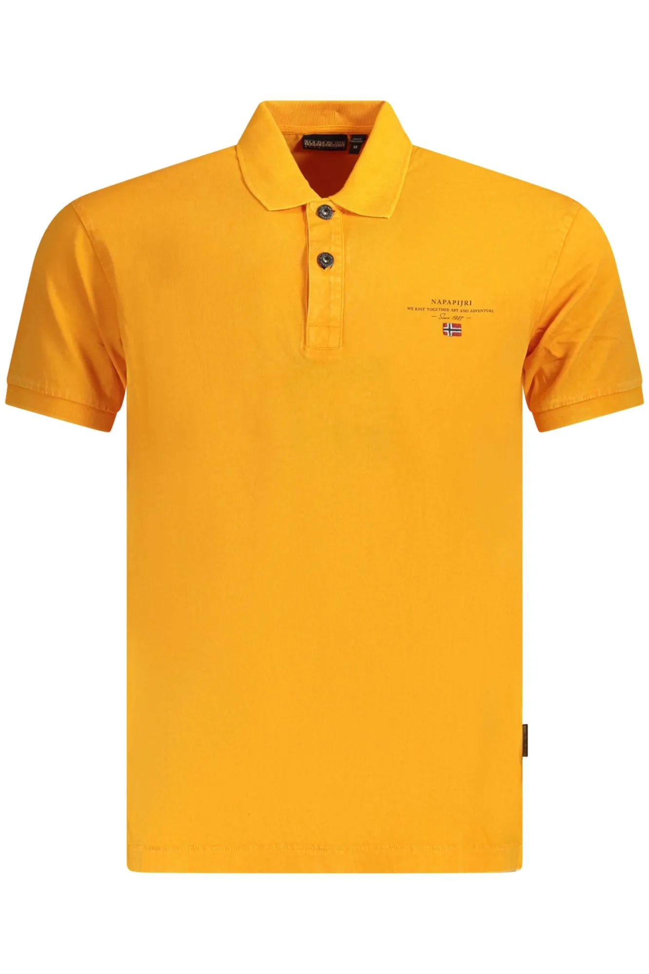 NAPAPIJRI POLO SHORT SLEEVES MEN ORANGE sold by Siebentaschen